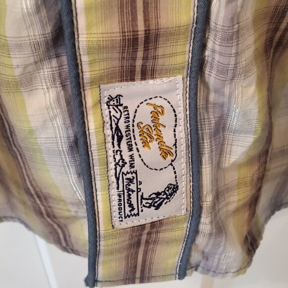 Panhandle Slim Western Westmoor Men's Small Pearl Snap Shirt - Picture 3 of 10